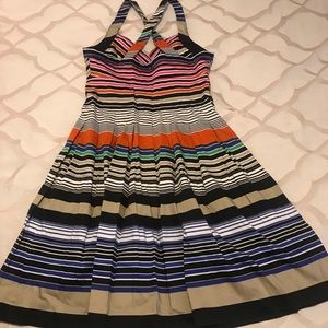 Calvin Klein Size 10 pleated cross strap dress is great for your wardrobe.